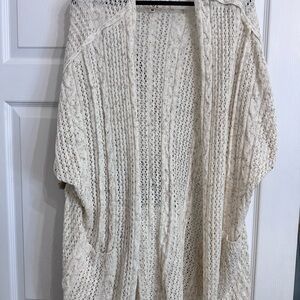 POL Cream Open Knit Cardigan